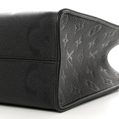 Louis Vuitton LOUIS VUITTON Empreinte Monogram Giant Onthego PM Black 9 of 9