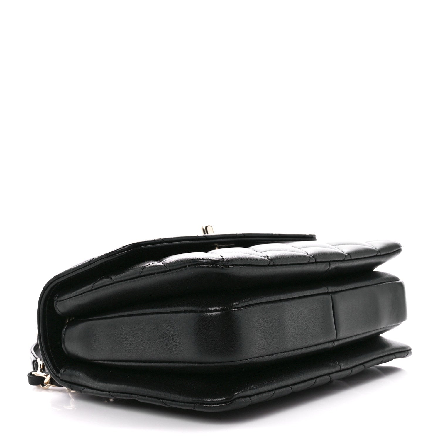 Chanel Lambskin Quilted Mini Trendy CC Dual Handle Flap Bag Black 4 of 12