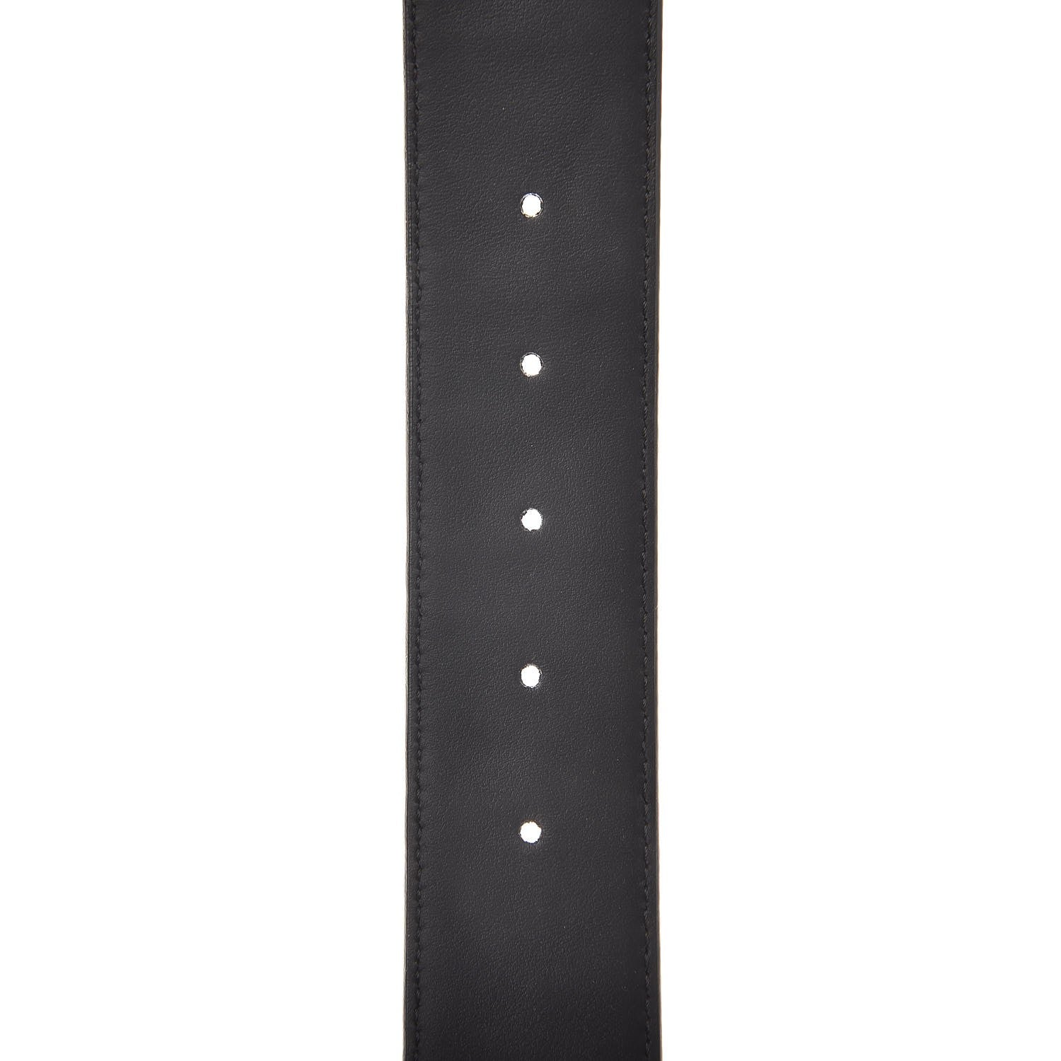 Fendi Vitello Century Bi-Color FF 1974 Embossed Belt 90 36 Maya Black 5 of 9
