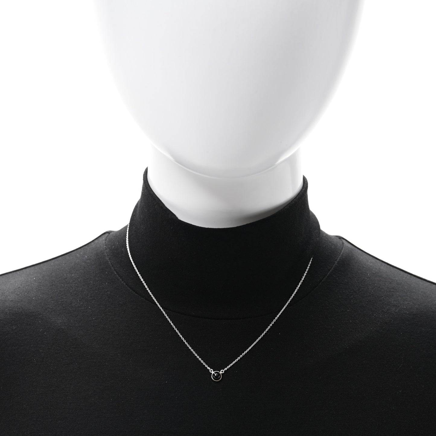 Sterling Silver Black Jade Elsa Peretti Color By The Yard Necklace