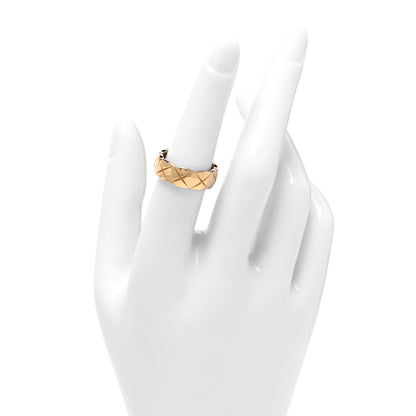 Chanel 18K Yellow Gold Small Coco Crush Ring 53 6.5 2 of 5