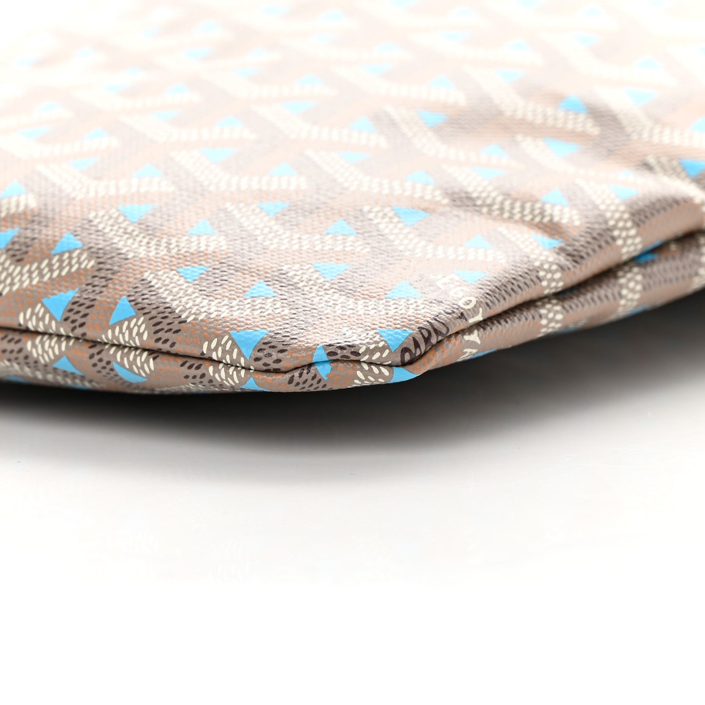 Goyardine Poitiers Claire Voie Tote Grege Turquoise