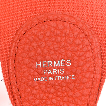 Hermes Taurillon Clemence Evelyne III PM Orange Poppy 7 of 10