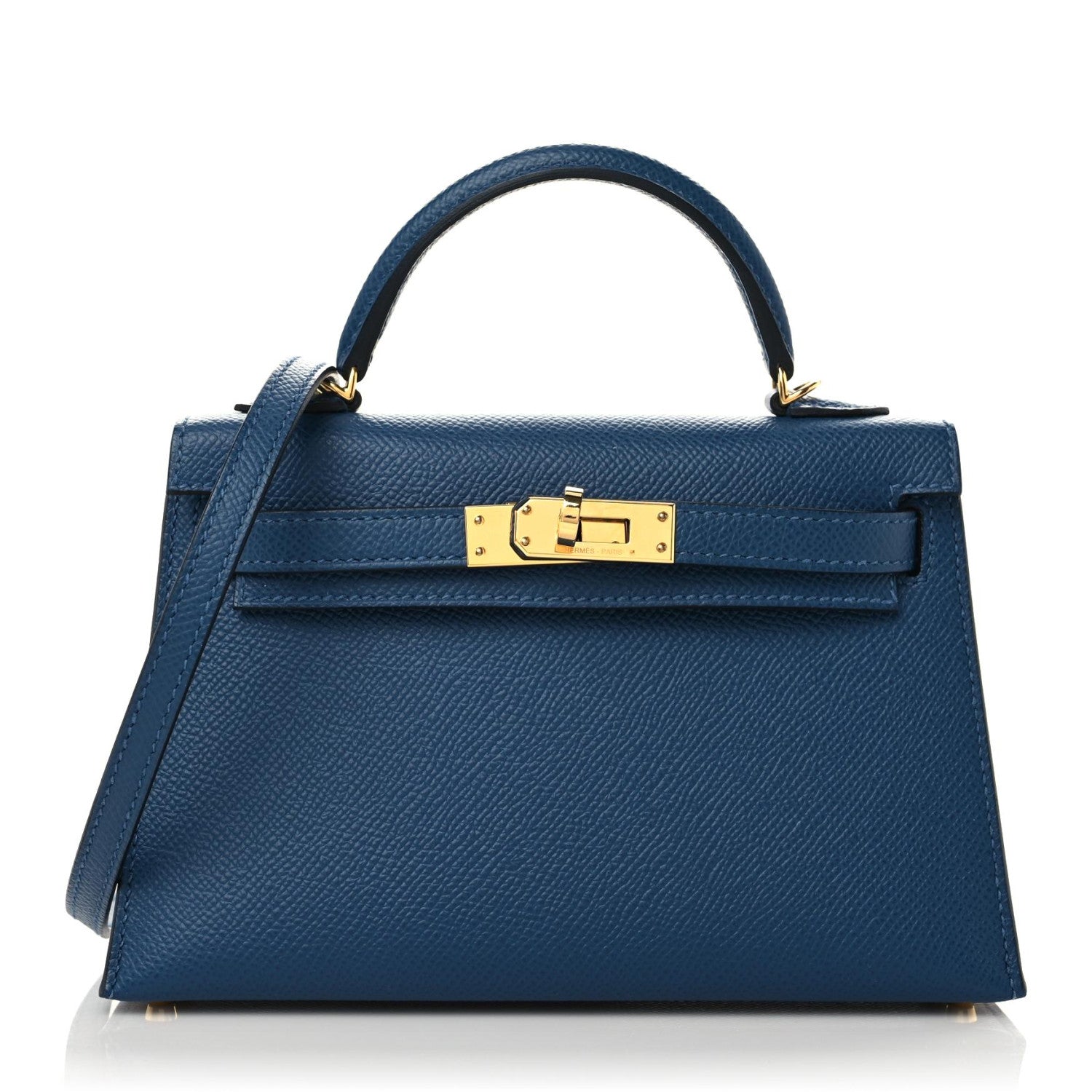 Hermes Epsom Mini Kelly Sellier 20 Deep Blue 1 of 11