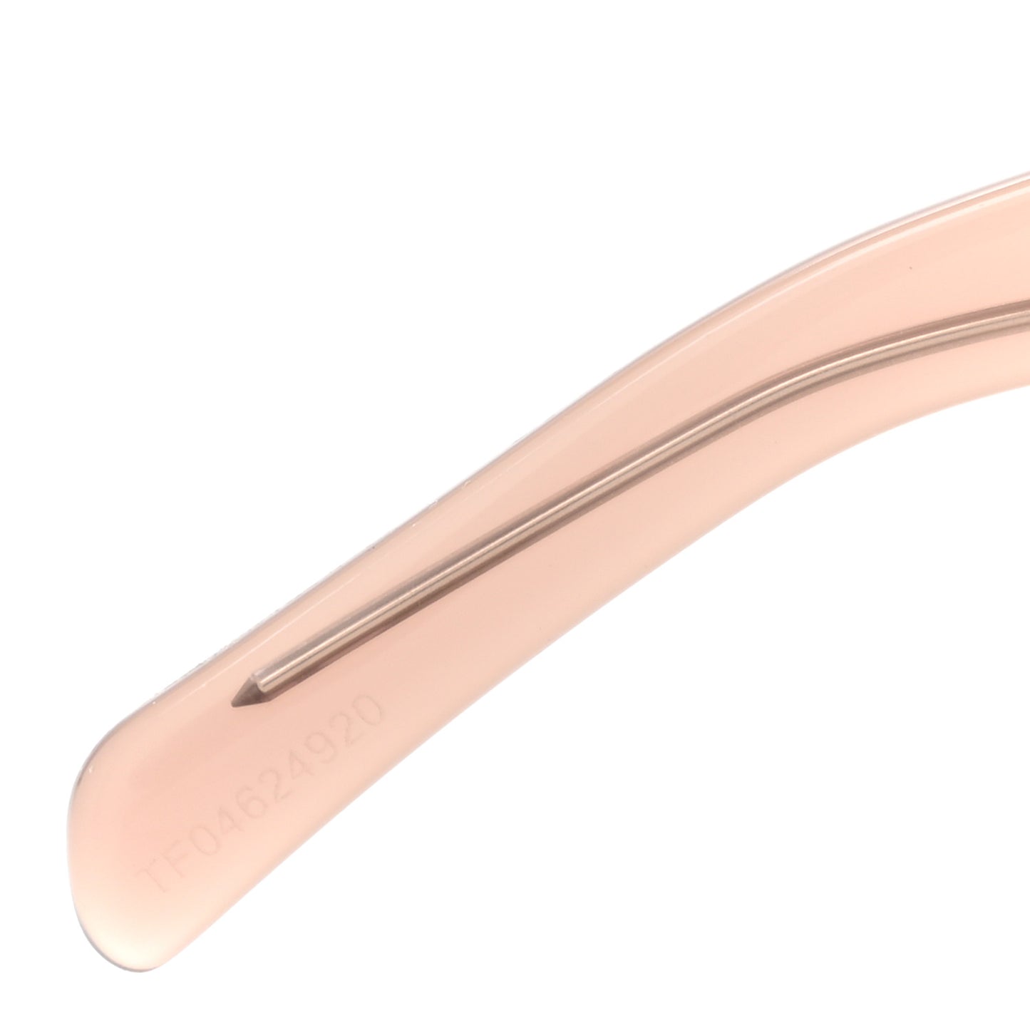 Acetate Flat Top Rectangular Sunglasses CL40092I Shiny Milky Hazelnut