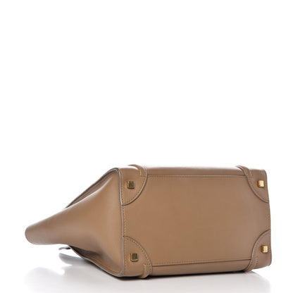 Celine Smooth Calfskin Mini Luggage Camel 4 of 13