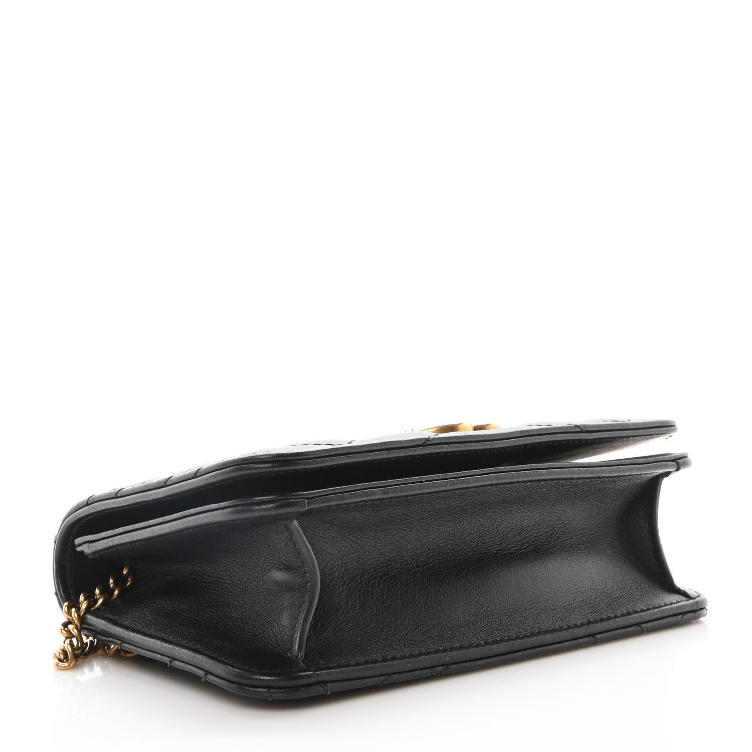 Gucci Calfskin Matelasse GG Marmont Mini Bag Black 4 of 9
