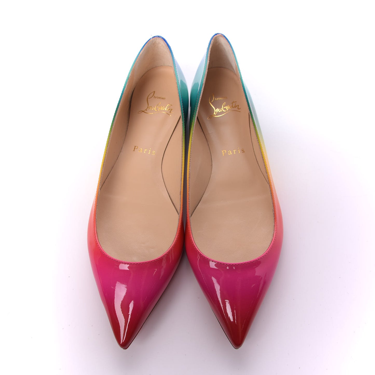 Patent Rainbow Ballalla Flats 36.5 Multicolor