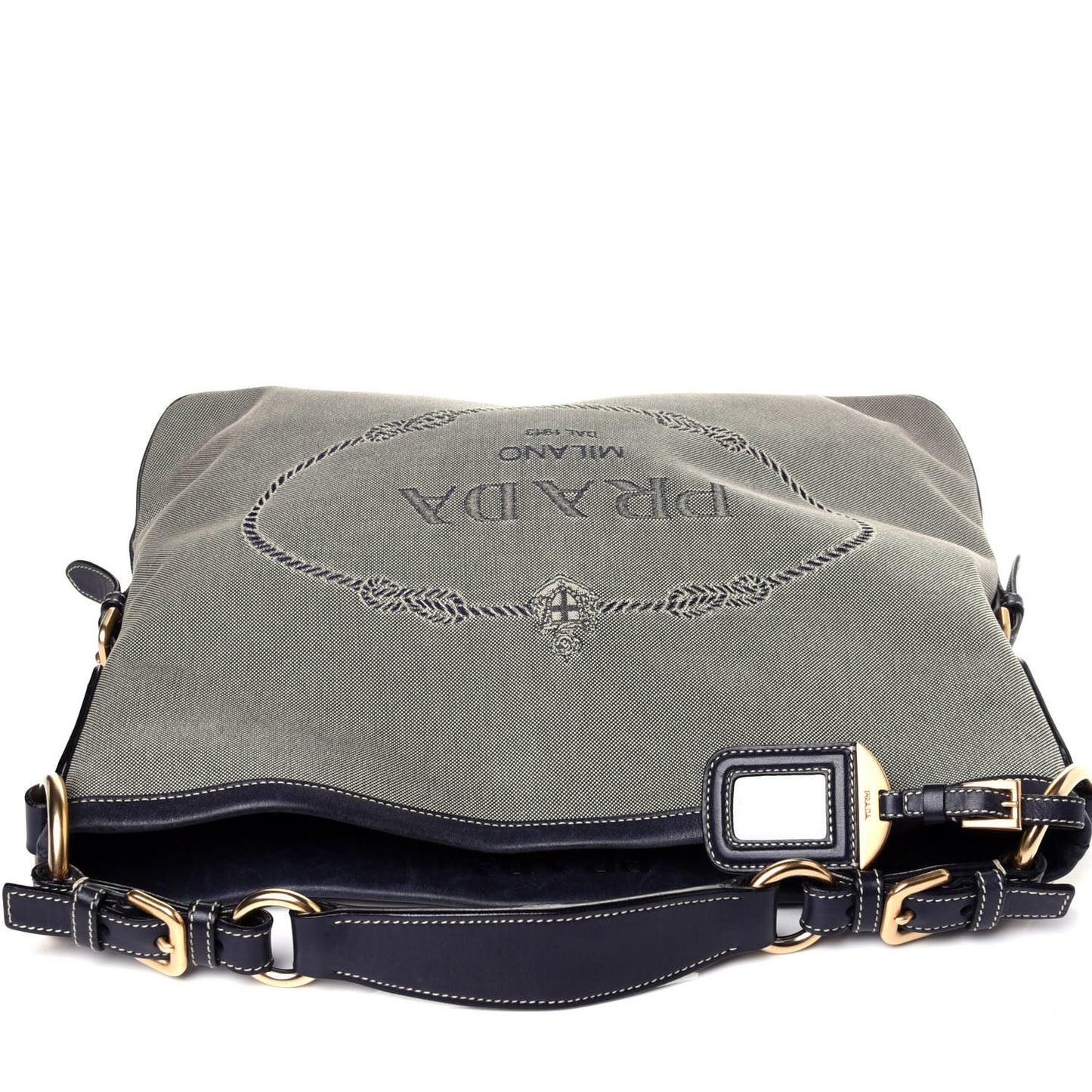 Jacquard Logo Hobo Corda Navy