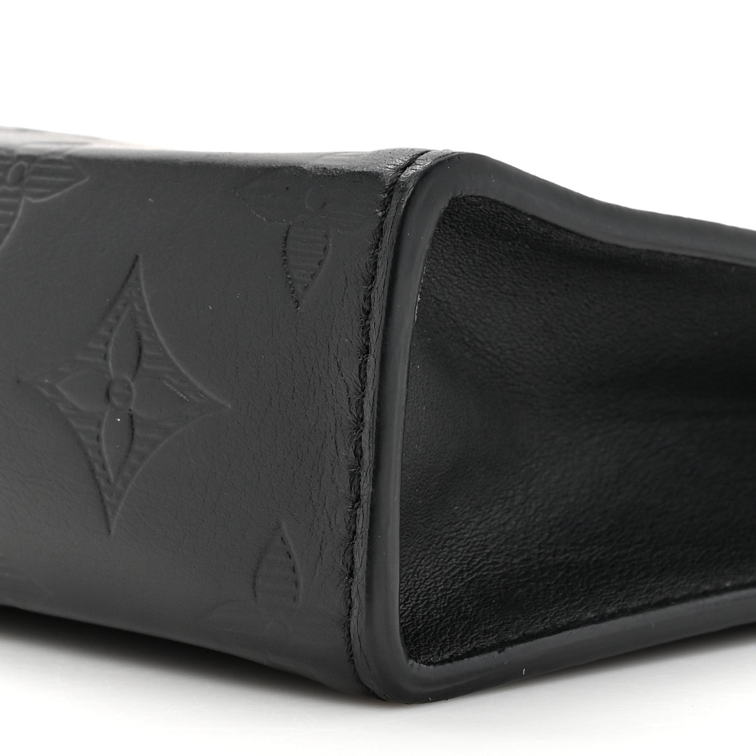 Louis Vuitton Calfskin Monogram Shadow Gaston Wearable Wallet 9 of 12