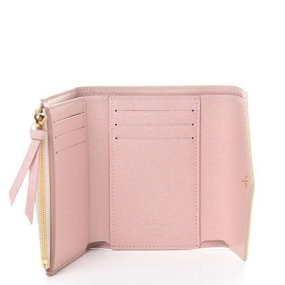 Louis Vuitton Damier Azur Victorine Wallet Rose Ballerine 5 of 7