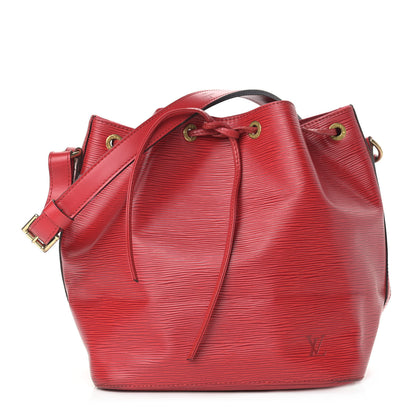 Louis Vuitton Epi Petit Noe Castillan Red 1 of 14