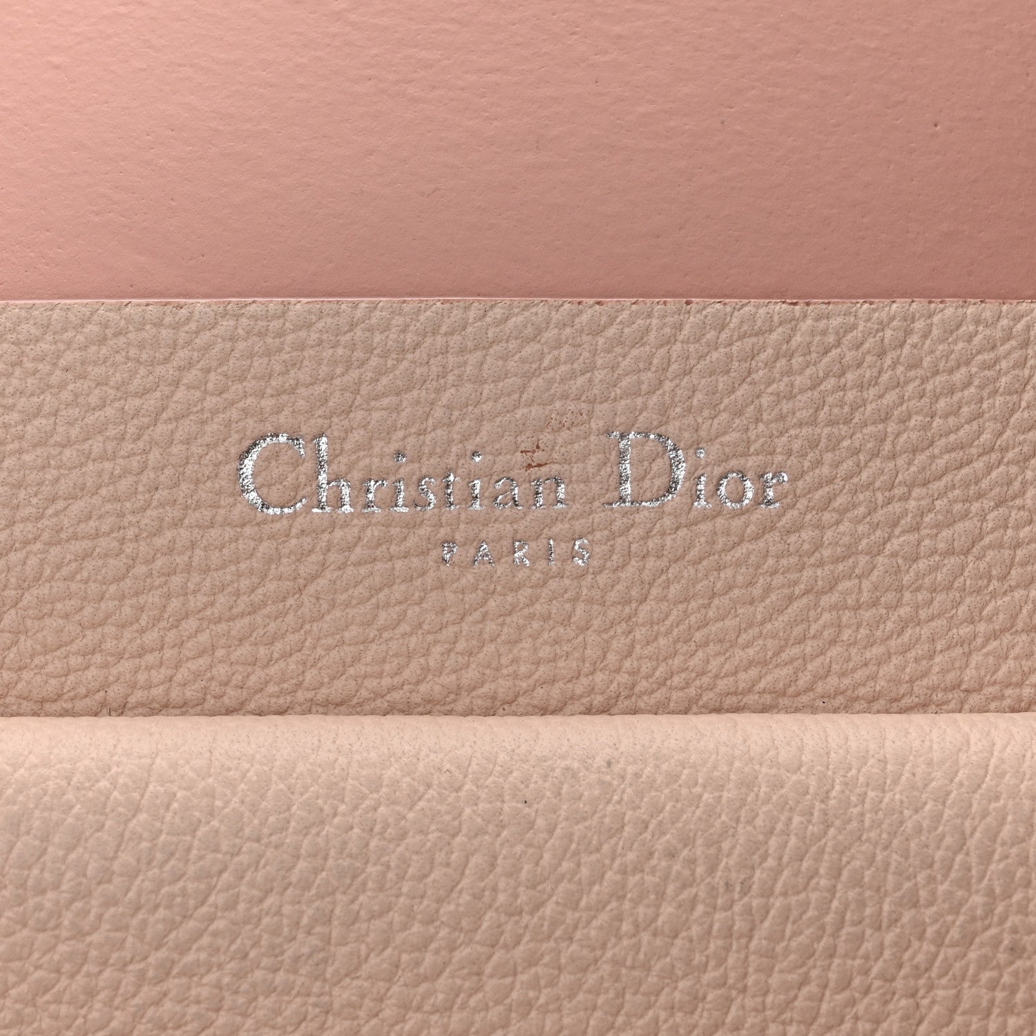 Christian Dior Supple Grained Calfskin Medium Open Bar Tote Rose Poudre 6 of 10