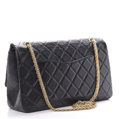 Chanel Aged Calfskin Quilted 2.55 Reissue 227 Flap Black 3 of 14