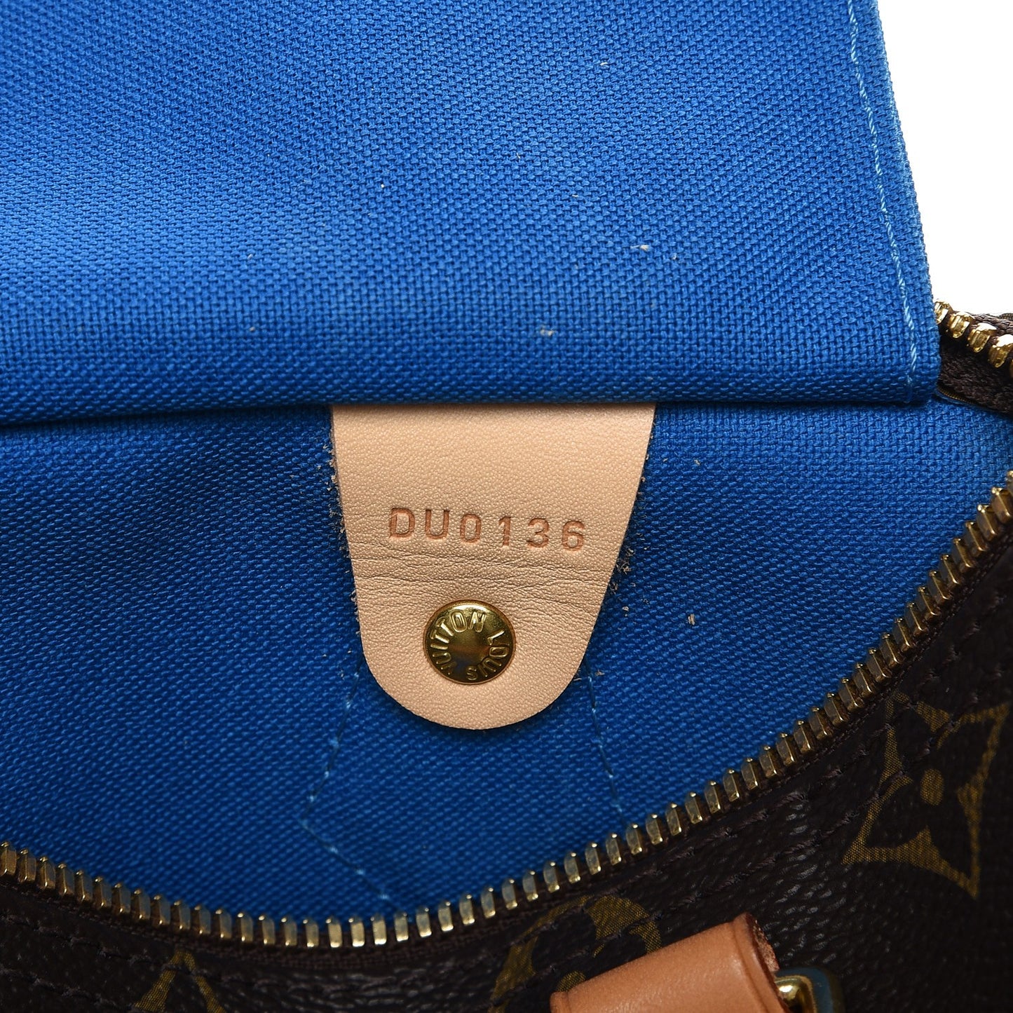 Monogram My LV Heritage Speedy Bandouliere 25 Blue Marine de France