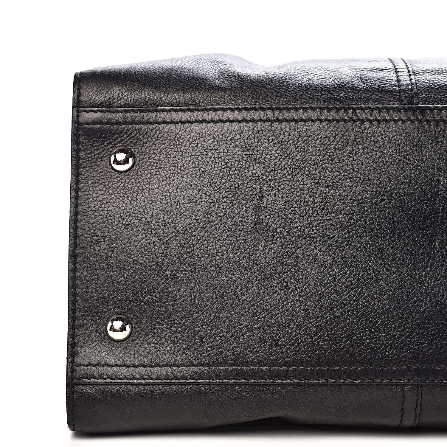 Saint Laurent Sheepskin Large Cabas ChYc Black 12 of 16
