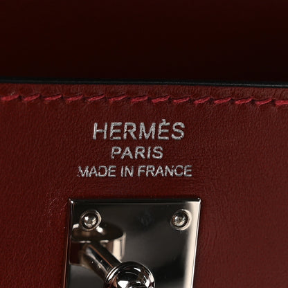 Hermes Box Kelly Retourne 25 Rouge H 6 of 11
