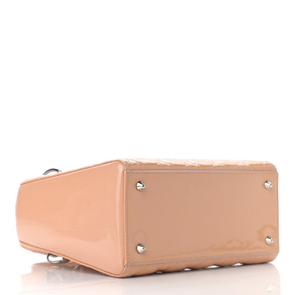 Christian Dior Patent Cannage Medium Lady Dior Pale Pink 4 of 14