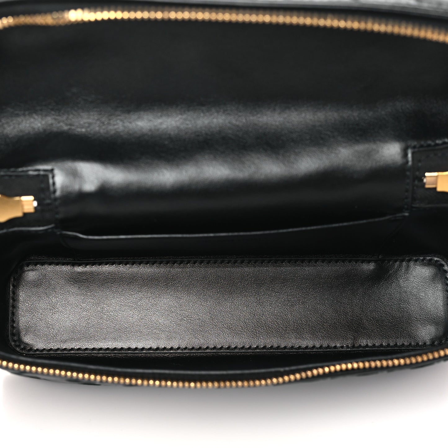 Calfskin Intrecciato Bang Bang Vanity Case Black