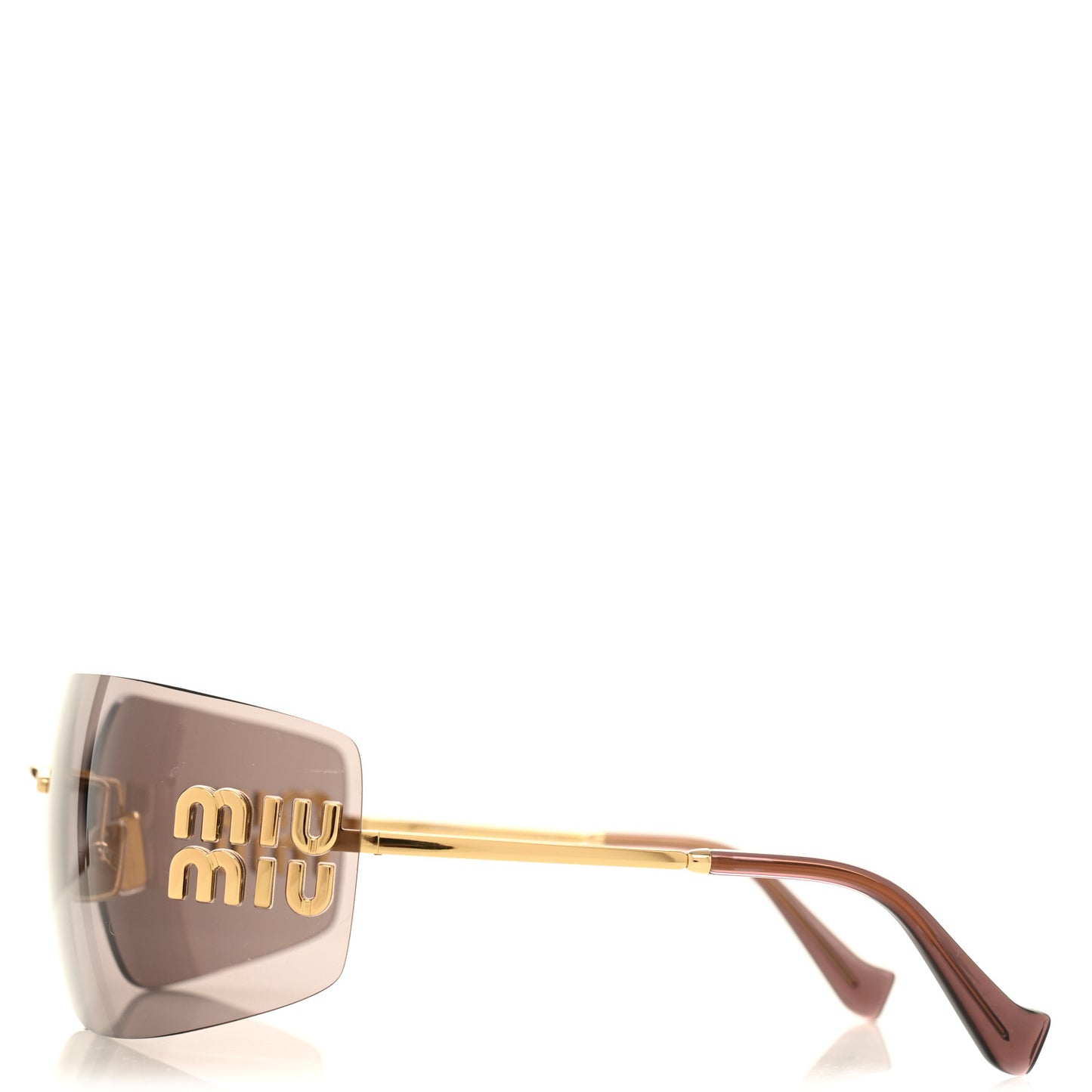 Metal Aube Sunglasses SMU54Y Mauve