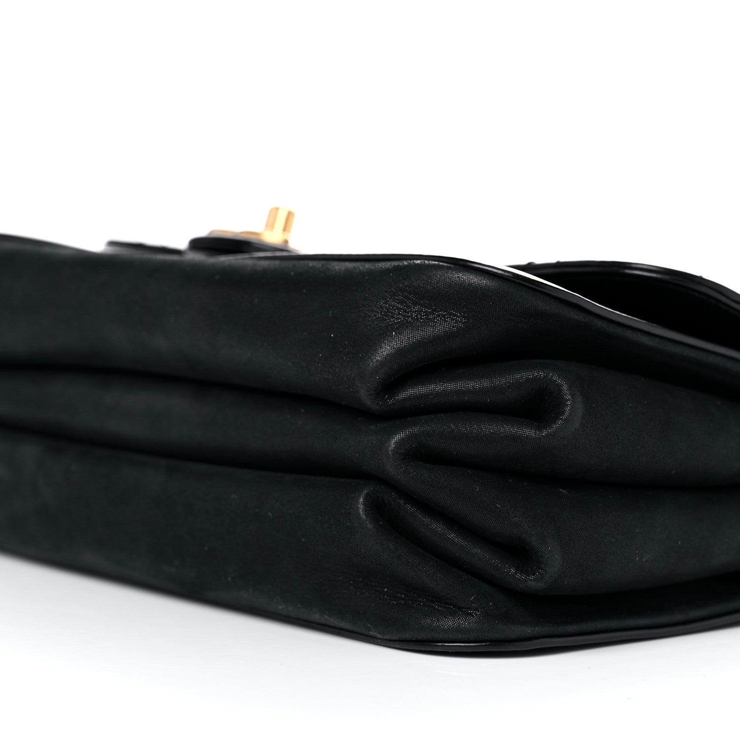 Chanel Iridescent Calfskin Quilted Small Straight Lined Flap Black 8 of 17