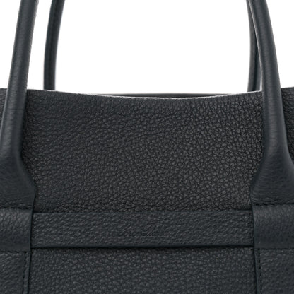Loro Piana Grained Calfskin Small Ghiera Shopper Tote Blue Navy 8 of 10