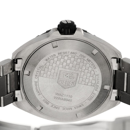 Tag Heuer Stainless Steel 41mm Formula 1 Quartz Watch Black WAZ1110 4 of 5