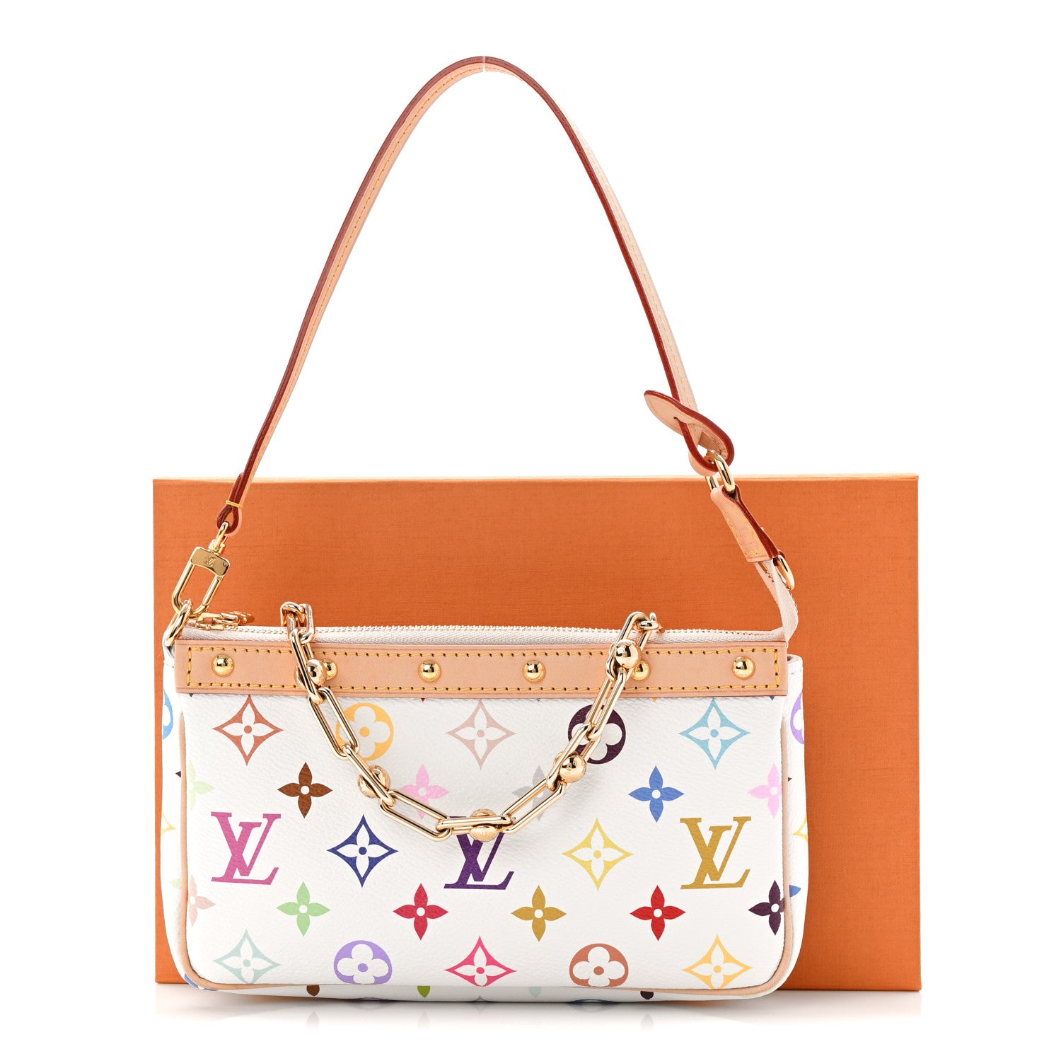 Louis Vuitton LV X TM Monogram Multicolor Pochette Accessories White 11 of 11
