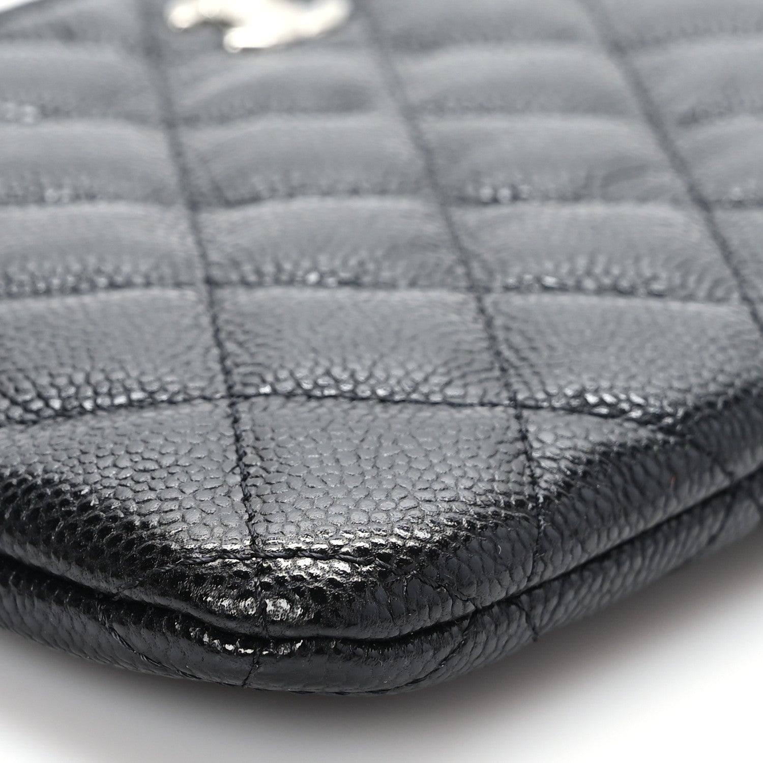 Chanel Caviar Quilted Cosmetic Case Black 9 of 9