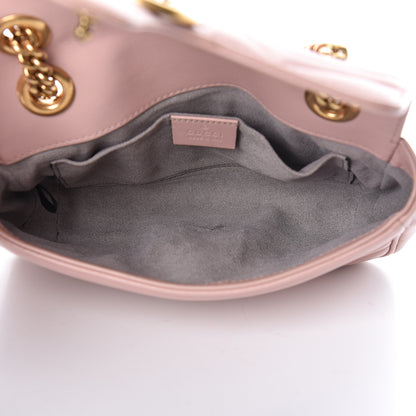 Gucci Calfskin Matelasse Mini GG Marmont Shoulder Bag Perfect Pink 5 of 12