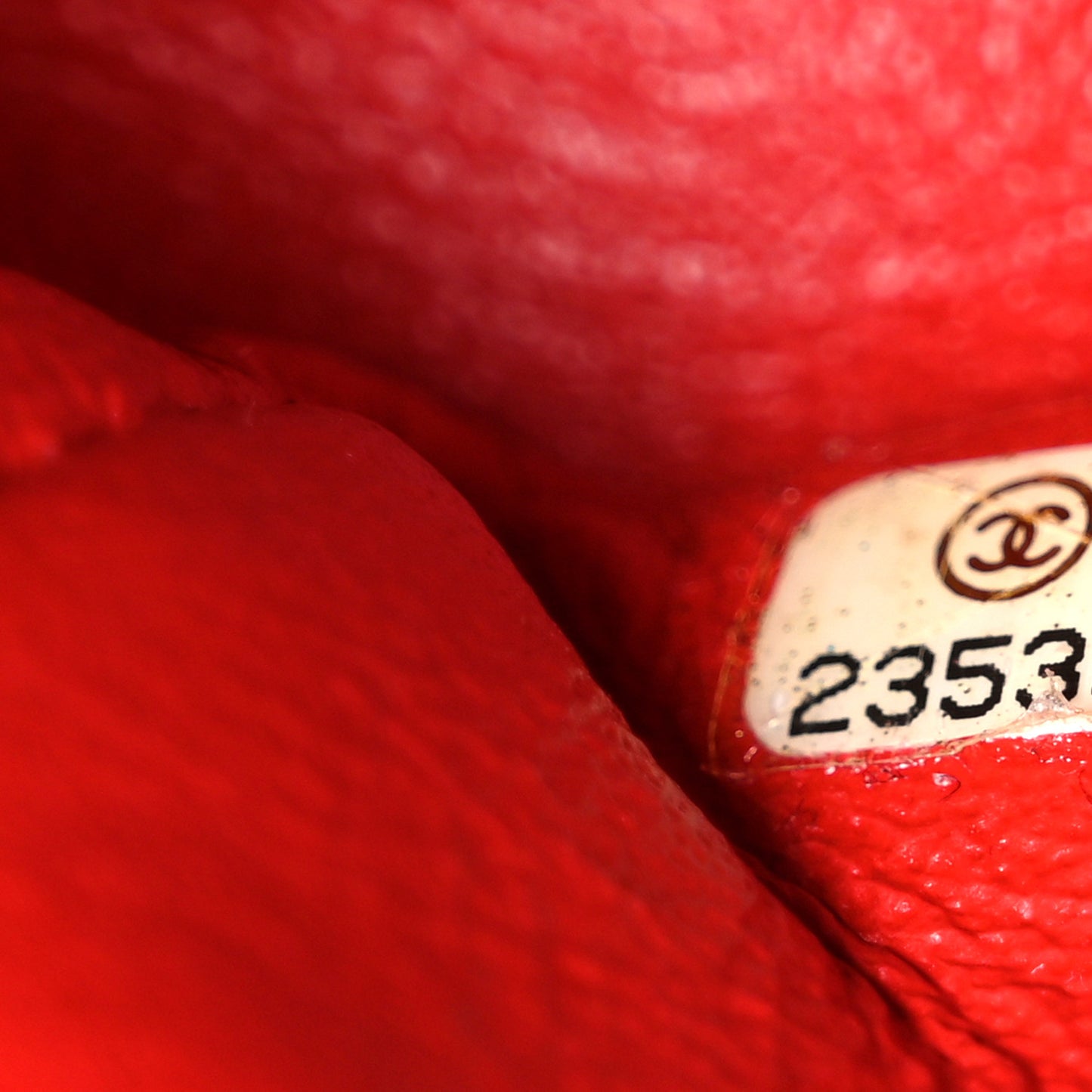 Lambskin Quilted Extra Mini V For Victory Flap Red
