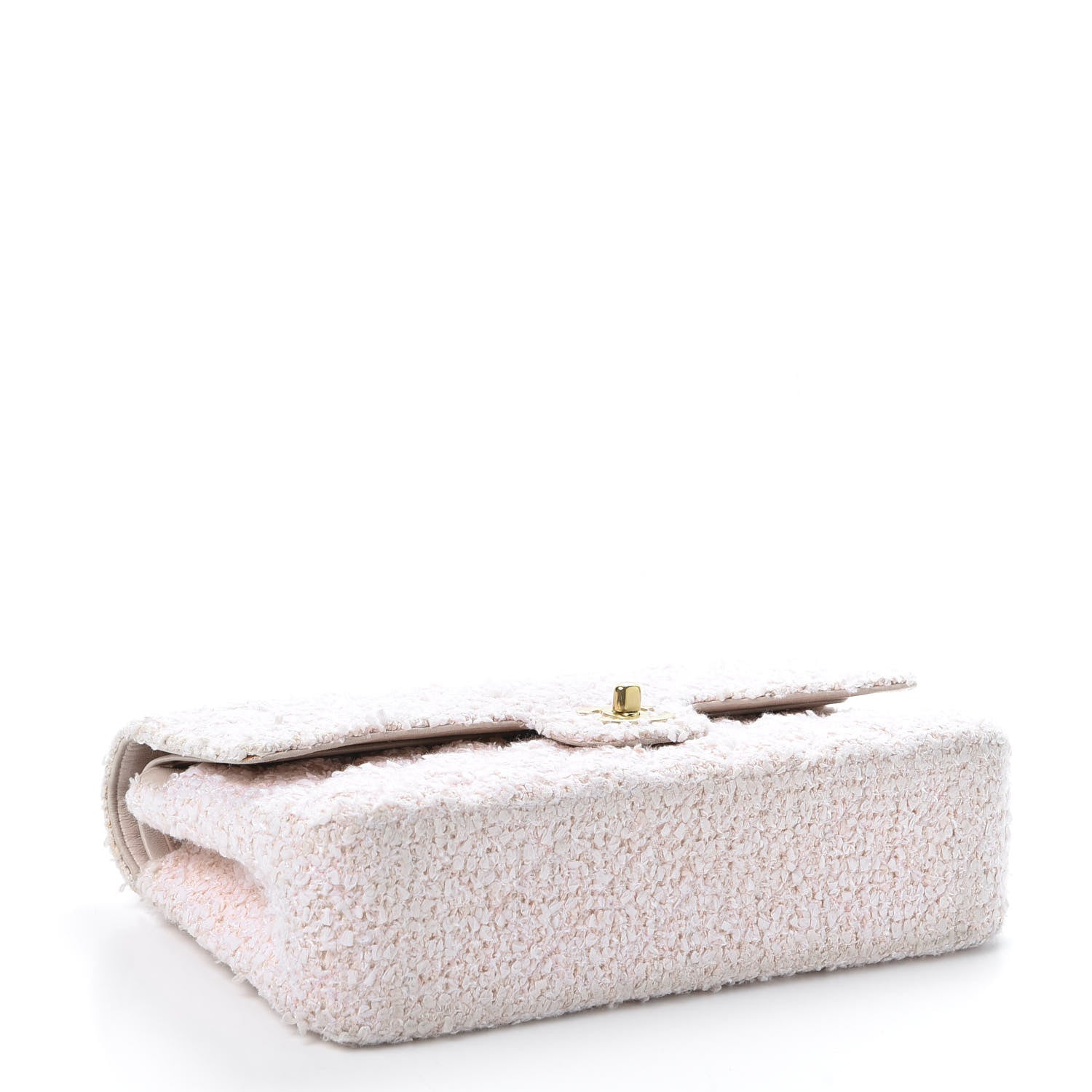 Chanel Tweed Medium Double Flap Pink 3 of 11