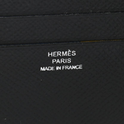 Hermes Epsom Citizen Twill Compact Wallet Black 6 of 8