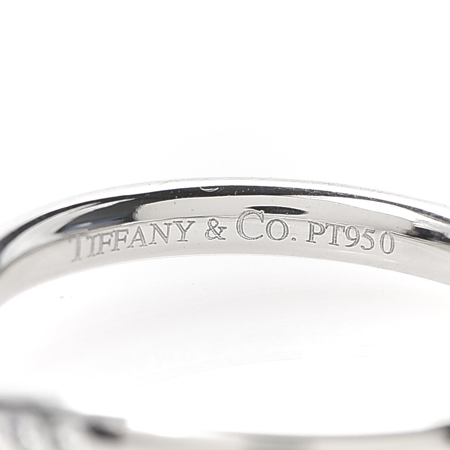 Platinum Diamond Elsa Peretti Curved Wedding Band Ring 49 5