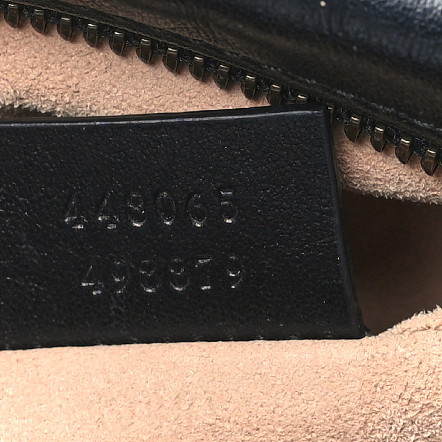 Gucci Calfskin Matelasse Mini GG Marmont Chain Shoulder Bag Black 7 of 9