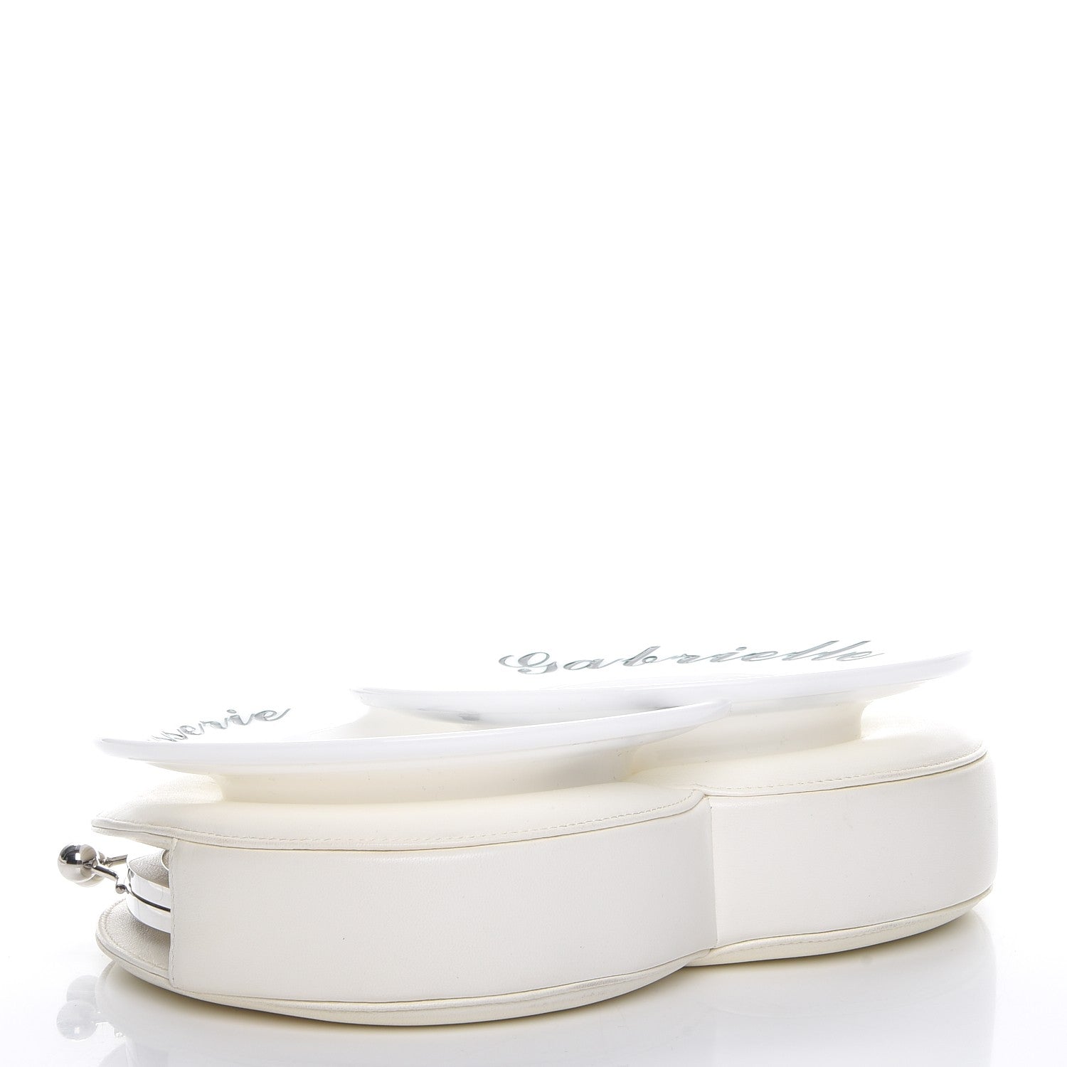 Chanel Plexiglass Brasserie Gabrielle Plates Minaudiere White 4 of 7