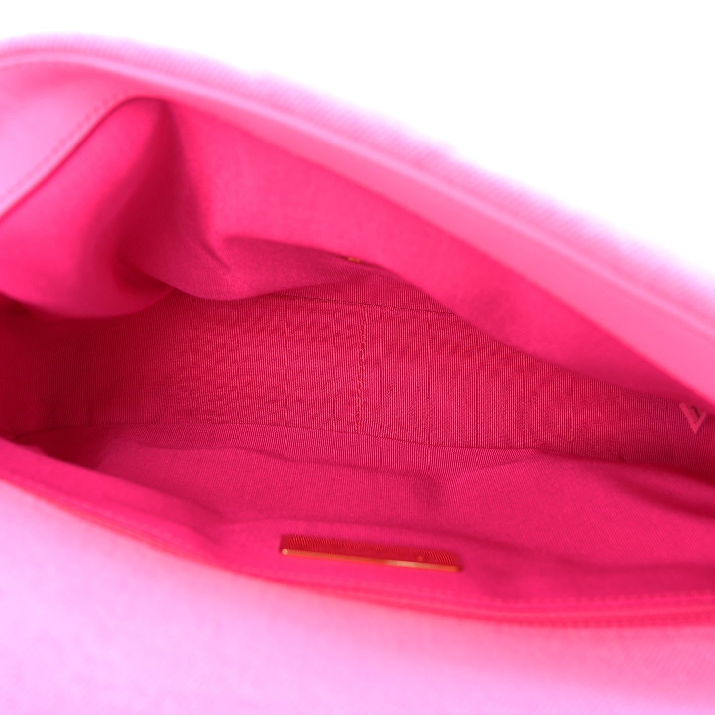 Denim Quilted Medium Chanel 19 Flap Neon Pink