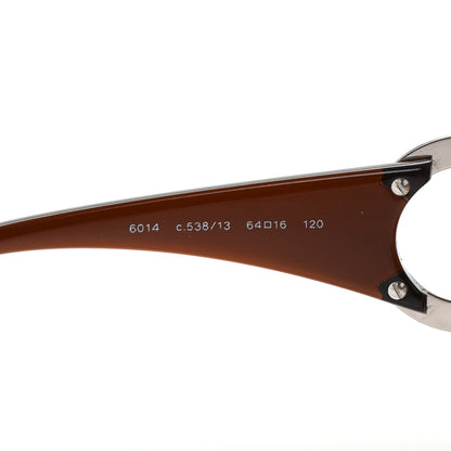 Chanel Acetate CC Sunglasses 6014 Brown 6 of 6