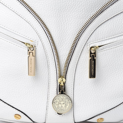 Versace Calfskin Hobo White 8 of 15