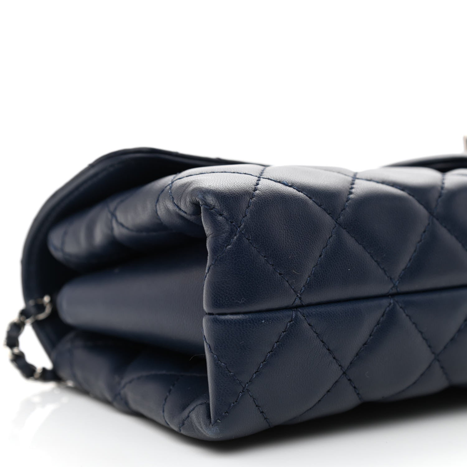 Chanel Lambskin Quilted By 4 Flap Crossbody Navy 9 of 10