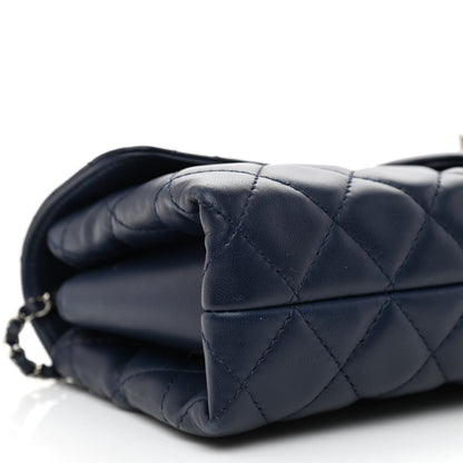 Chanel Lambskin Quilted By 4 Flap Crossbody Navy 9 of 10