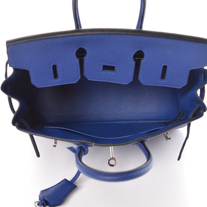 Hermes Togo Birkin 25 Bleu Electrique 13 of 26