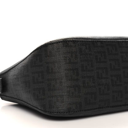 Fendi Zucchino Spalmati Vitello Forever Baguette Black 9 of 10