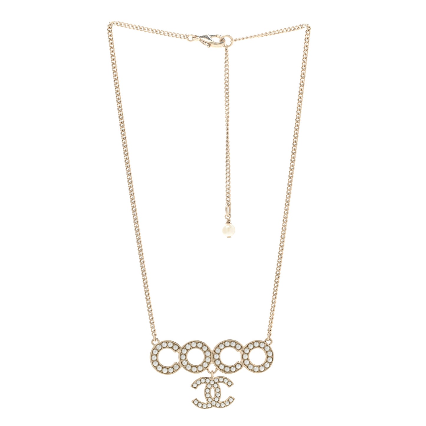 Pearl Coco Necklace Gold