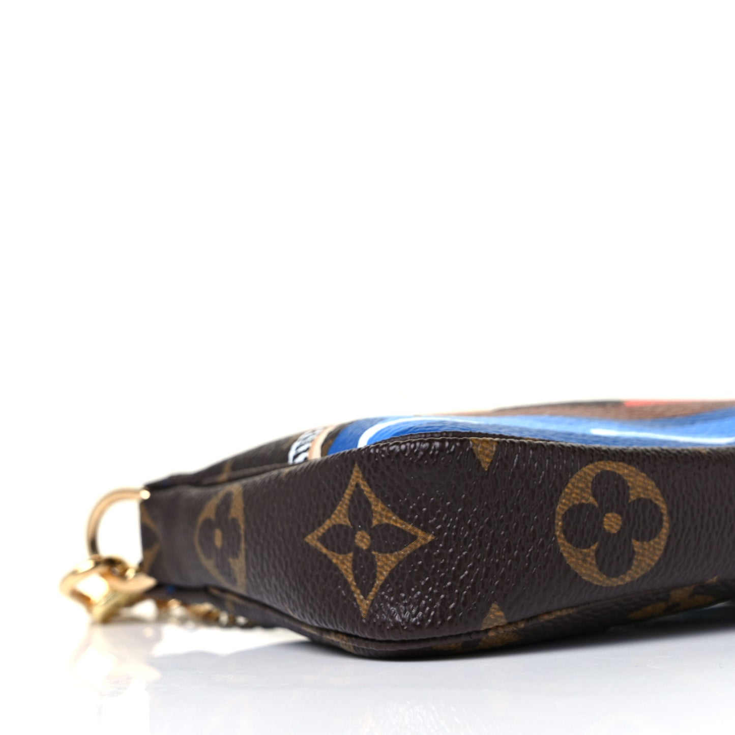 Monogram 2019 Christmas Animation Mini Venice Pochette Accessories Blue