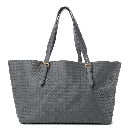 Bottega Veneta Nappa Intrecciato Large Cesta Tote Light Grey 1 of 4