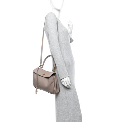 Balenciaga Grained Calfskin Small Rodeo Top Handle Handbag Sesame 2 of 13