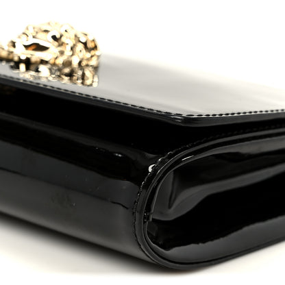 Versace Patent Palazzo Medusa Chain Evening Bag Black 10 of 10