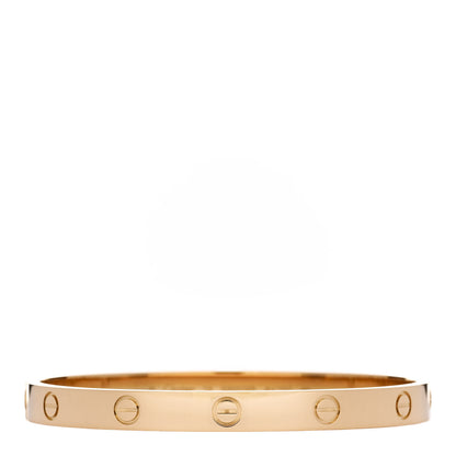 Cartier 18K Yellow Gold LOVE Bracelet 18 1 of 6