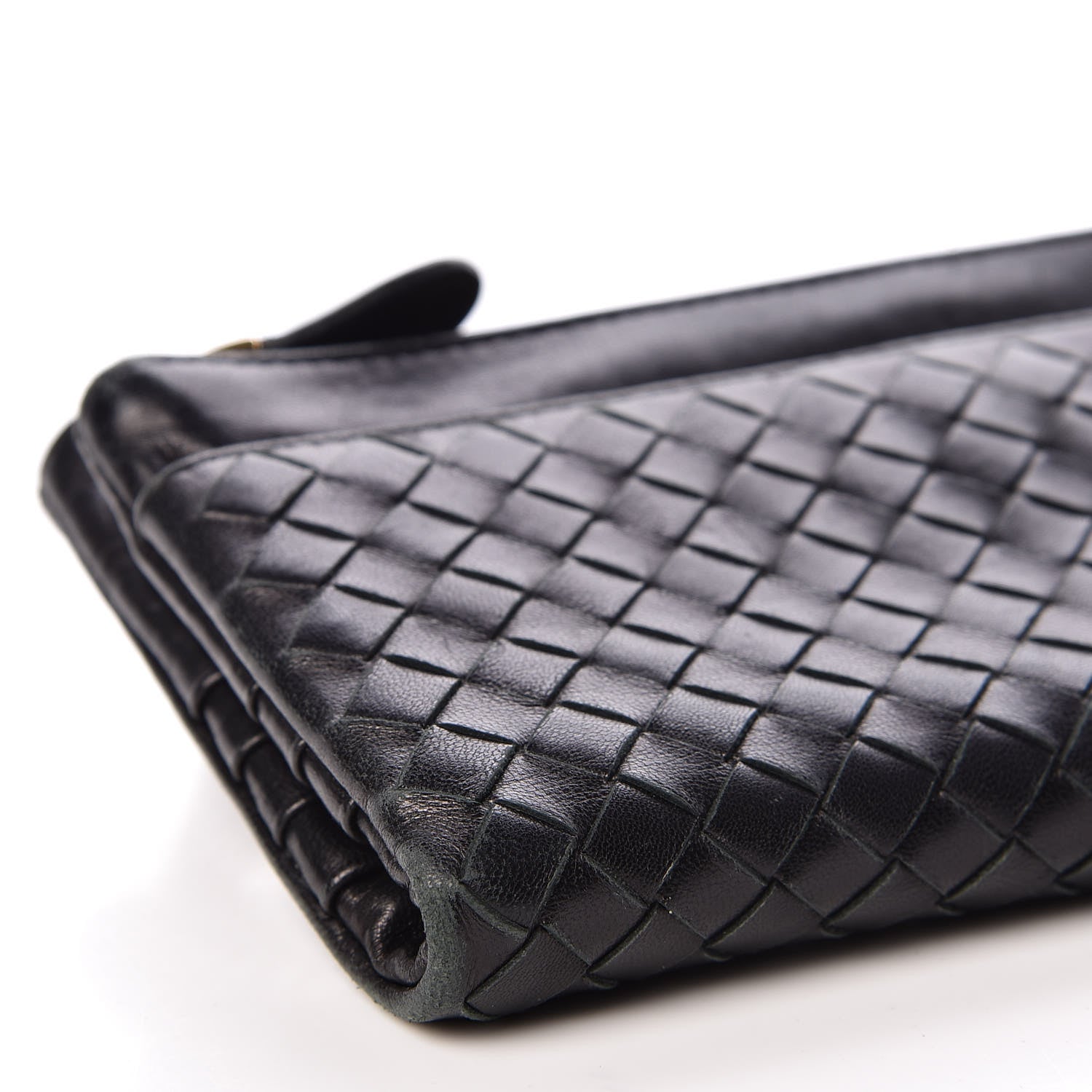 Bottega Veneta Nappa Intrecciato Double Zip Clutch Wallet Black 5 of 10